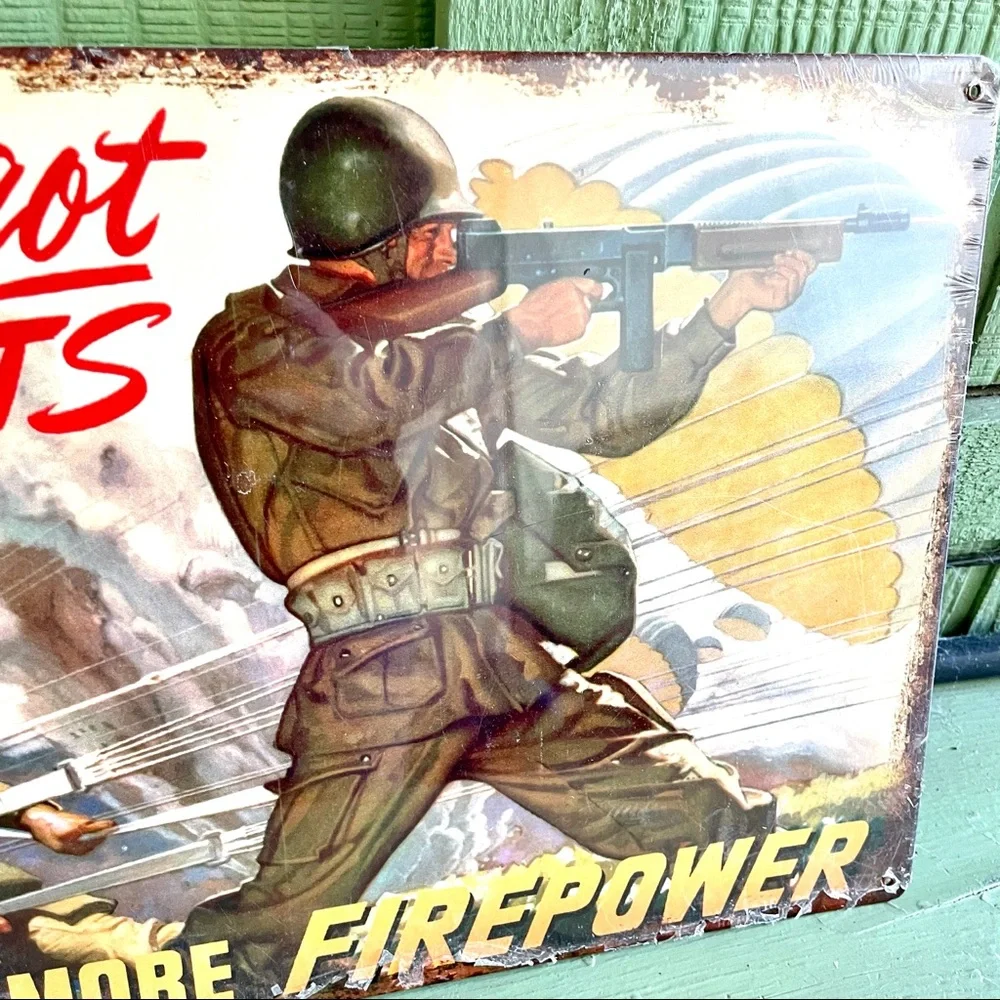 NEW Heavy Duty Steel They’ve Got The Guts Metal Sign